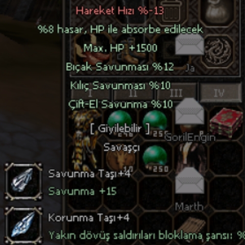  +9 ETP EJDERHA TANRISI ZIRH